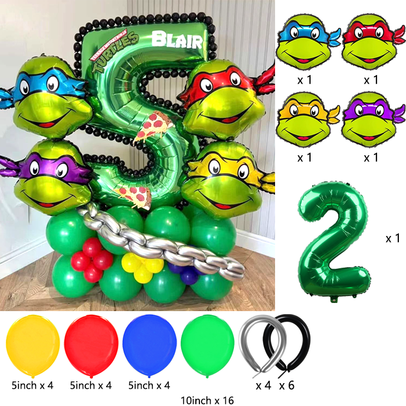 Ninja Turtles Themed Balloon A - đánh giá và giá Model Kit Walmart