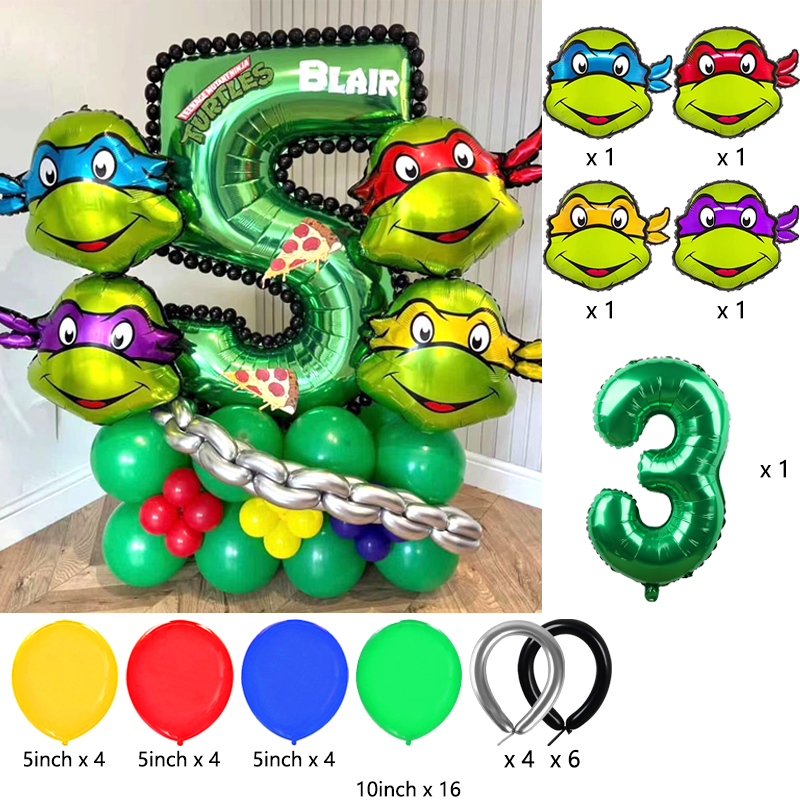 Ninja Turtles Themed Balloon A - đánh giá và giá Model Kit Walmart
