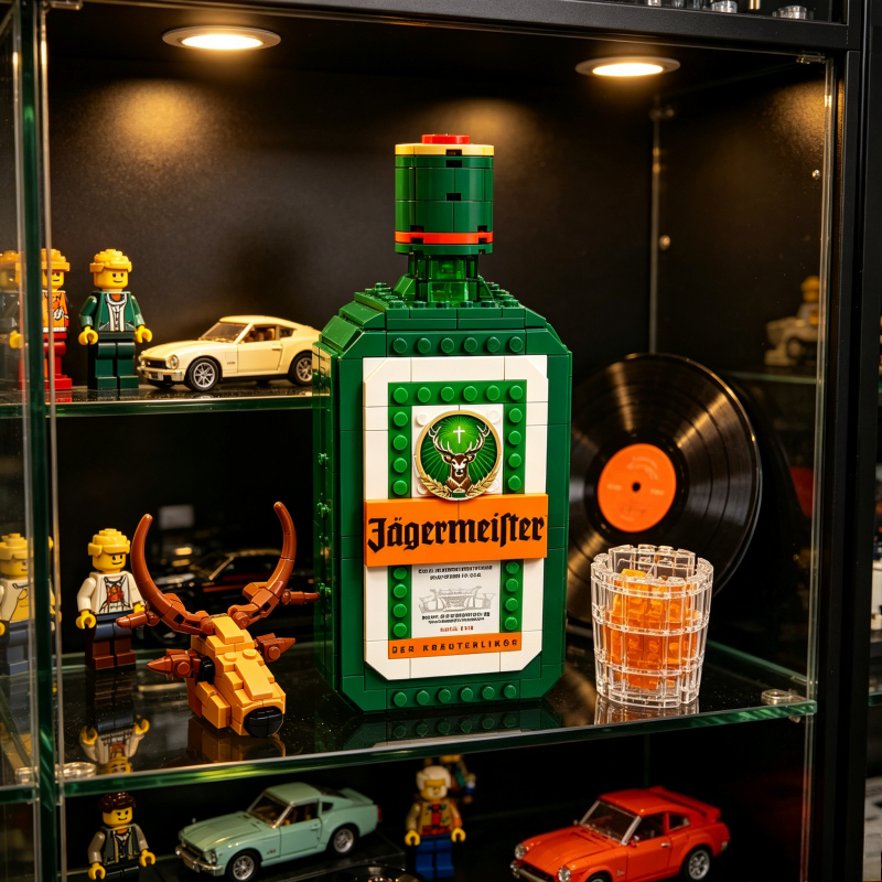 Jagermeister Liqueur Bottle Bu - đánh giá và giá Model Kit Walmart