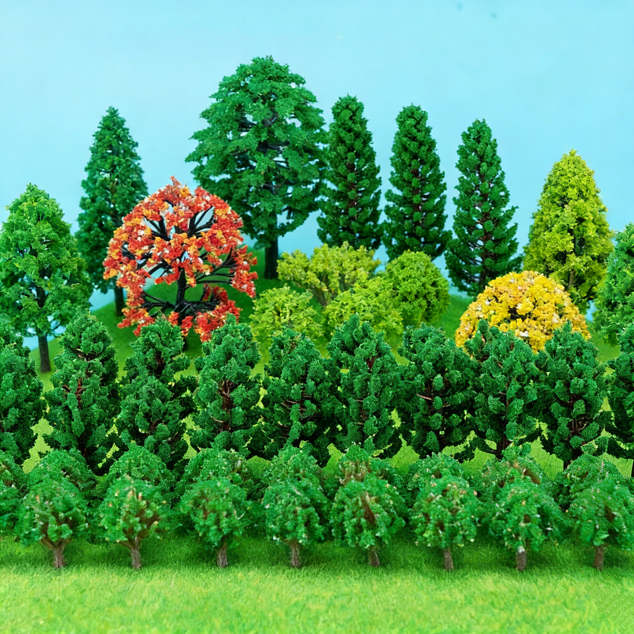 HO Scale Model Trees Railway S - đánh giá và giá Model Kit Train
