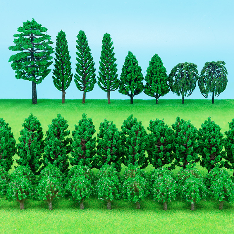 HO Scale Model Trees Railway S - đánh giá và giá Model Kit Train