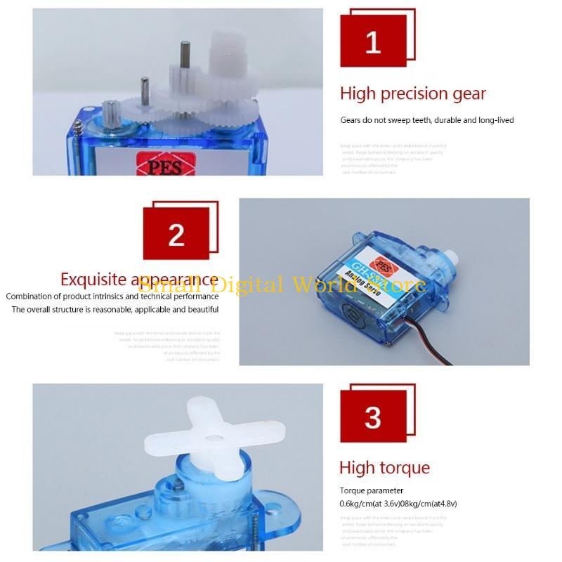 77UB Micro Động Cơ servo với C - đánh giá và giá Model Kit Motor