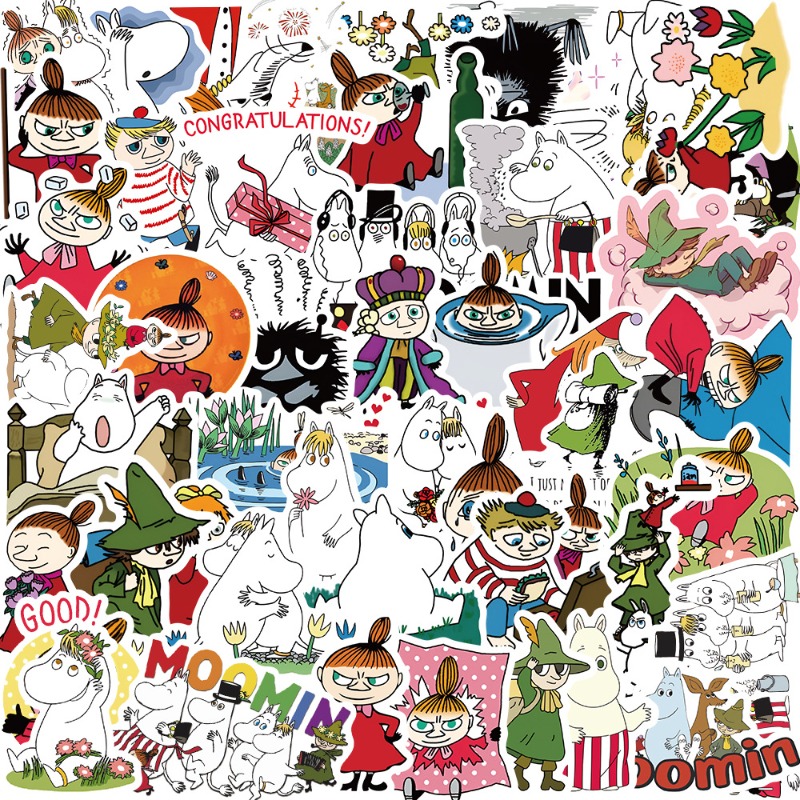 New Moomin Valley 50PCS Sticke - đánh giá và giá Model Kit Game