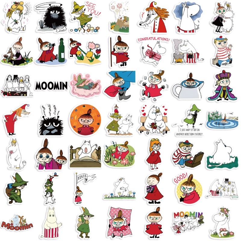 New Moomin Valley 50PCS Sticke - đánh giá và giá Model Kit Game