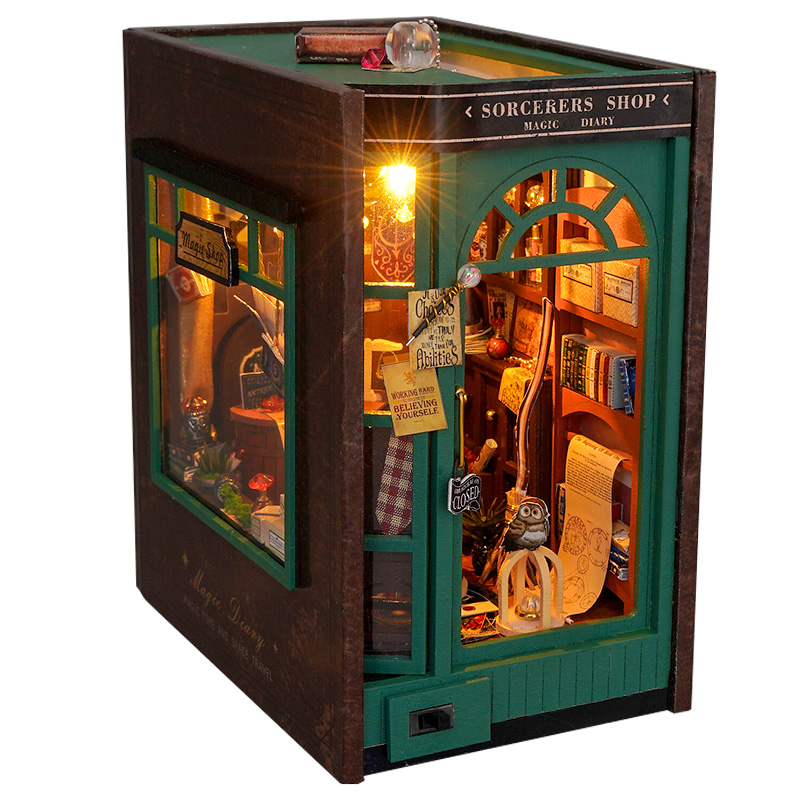 DIY Book Nook Insert Shelf Kit - đánh giá và giá Model Kit Japan Shop