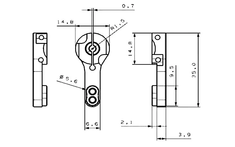 NEEBRC 25T RC Servo Horn Alumi - đánh giá và giá Frame Model Kit